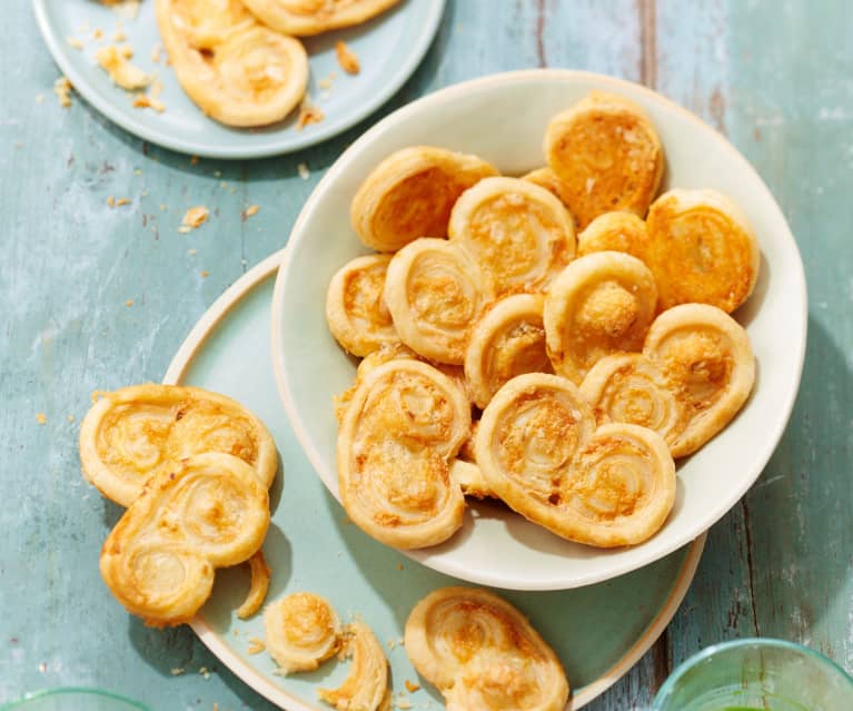 Palmiers feuilletés au fromage