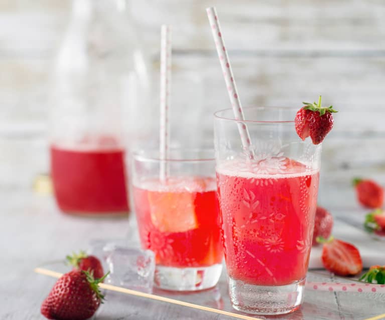 Sirop de fraise à la vanille