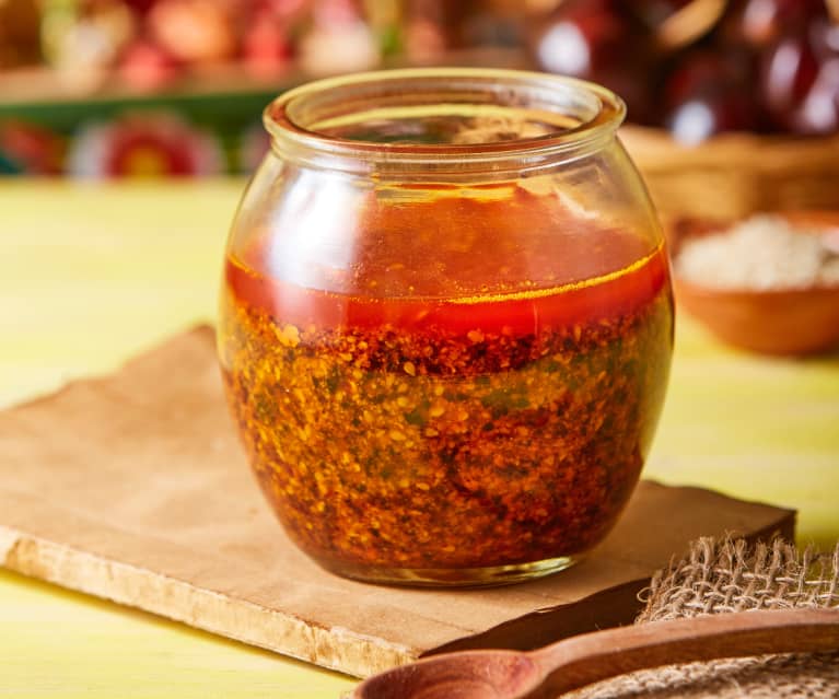 Top 32+ imagen receta de chile en aceite con ajonjoli