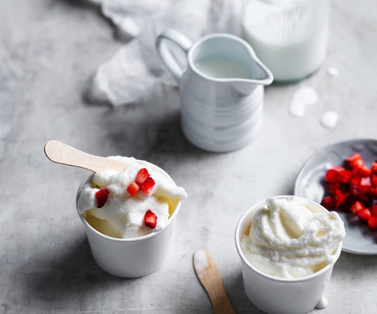 Buttermilk balsamic sorbet