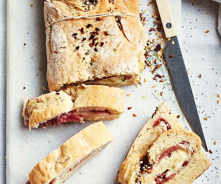 Baguette roulée aux graines