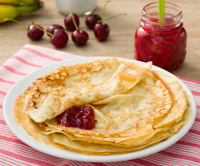 Crêpes de leche de coco (sin azúcar)