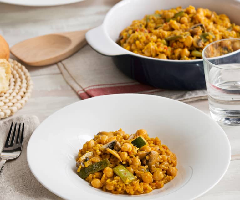 Riz fondant aux légumes