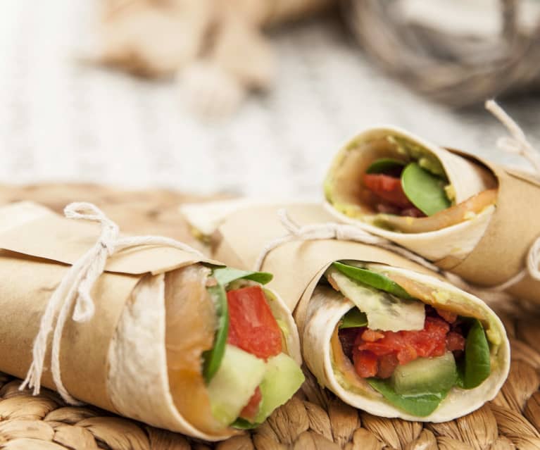 Piadine con salmone affumicato - Cookidoo® – la plateforme de recettes  officielle de Thermomix®