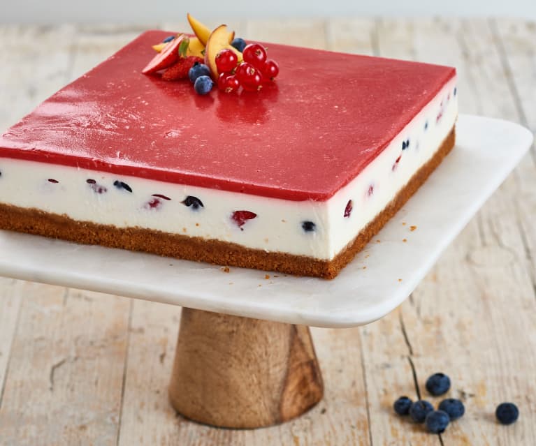 Bavarois Peche Et Fruits D Ete Cookidoo La Plateforme De Recettes Officielle De Thermomix