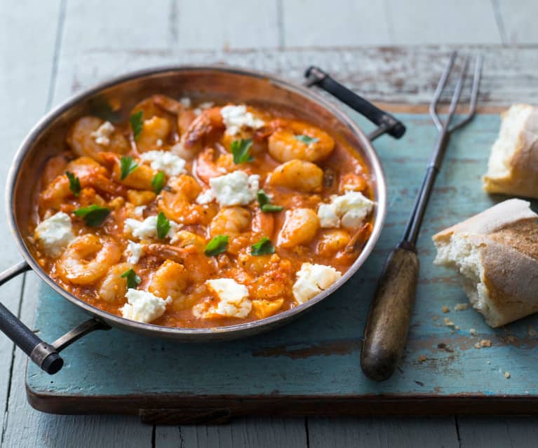 Camarones saganaki con queso feta - Cookidoo® – the official Thermomix®  recipe platform