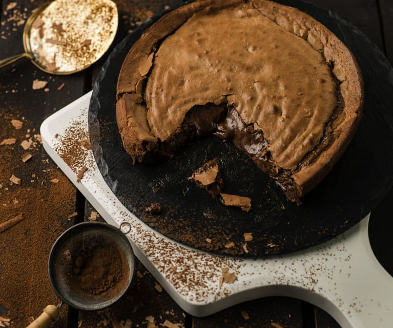 Płynące ciasto czekoladowe (lava cake)