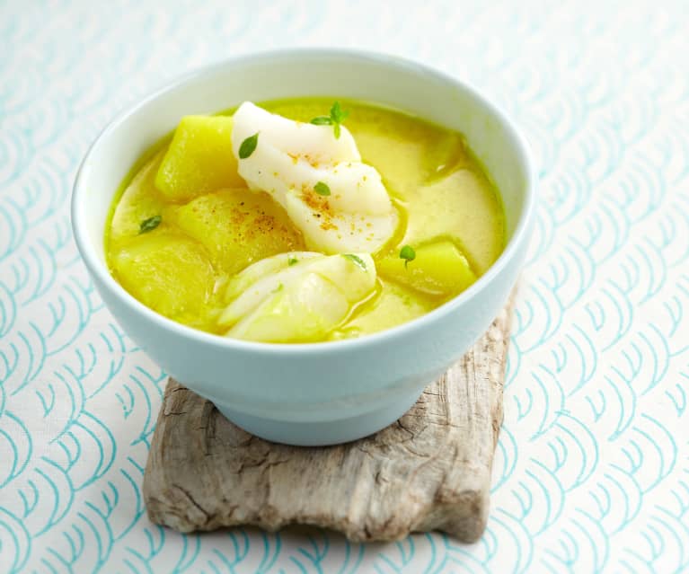 Soupe de poisson au curry