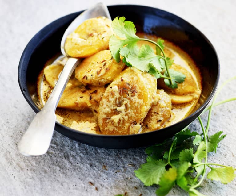 Curry de banane plantain