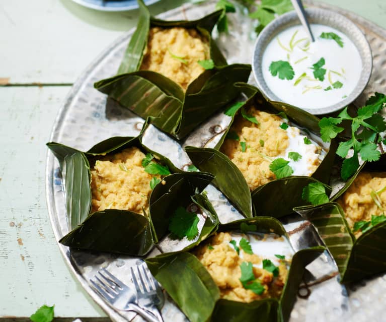 Bouchées de poisson amok, sauce coco