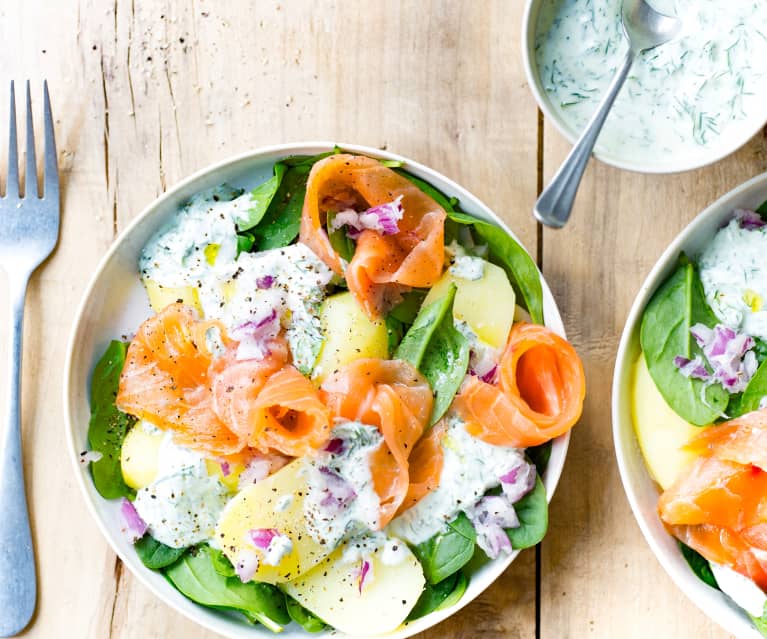 Salade De Pommes De Terre Saumon Et Aneth Cookidoo La