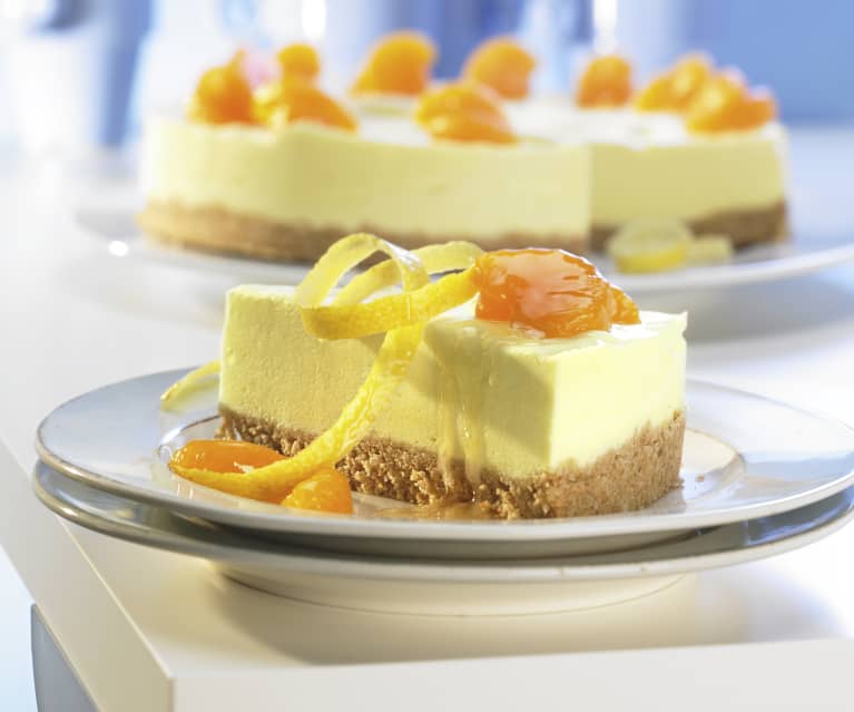 Frischkäsetorte mit Mandarinen