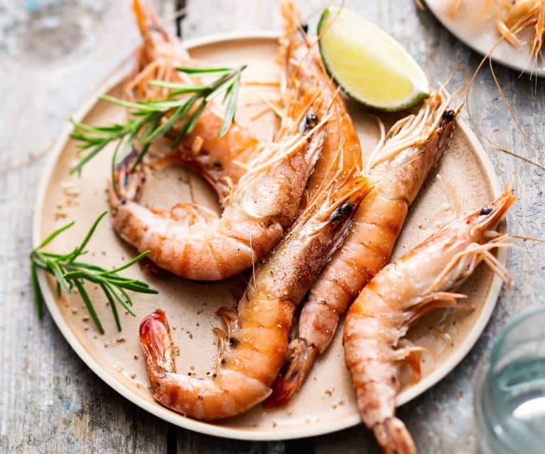 Gambas au romarin