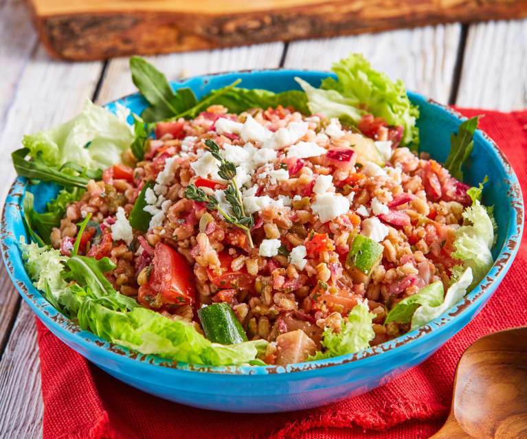 Mediterranean Farro Salad