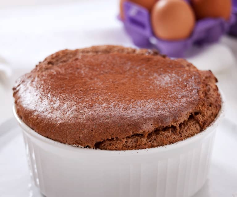 Soufflé al cioccolato extra fondente