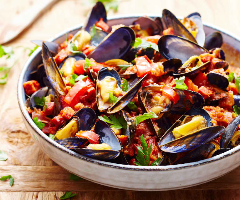 Moules à l'espagnole - Cookidoo® – the official Thermomix® recipe platform