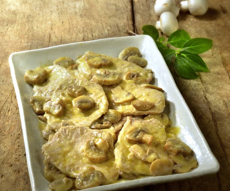 Scaloppine ai funghi