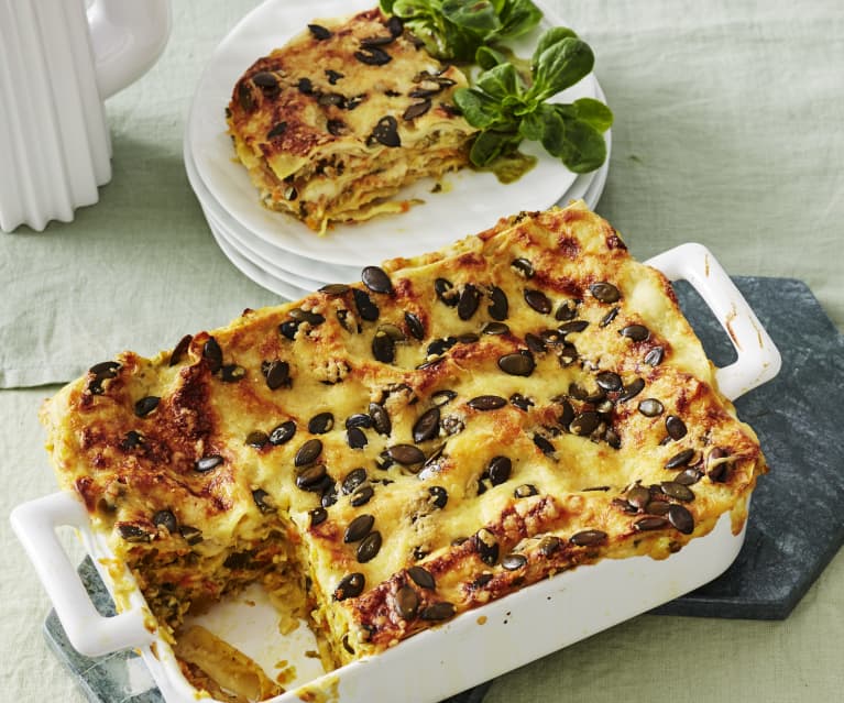 Möhren-Wirsing-Lasagne