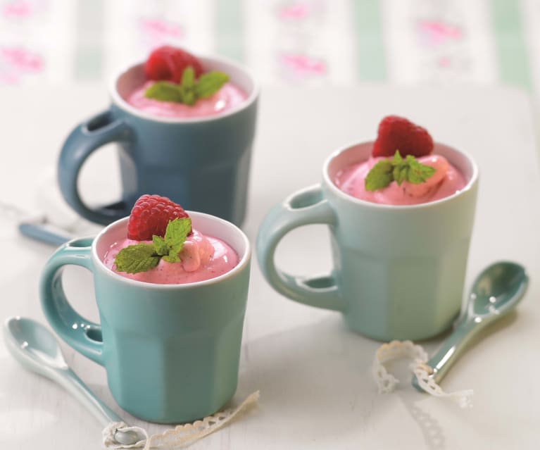 Raspberry and Lime Mousse