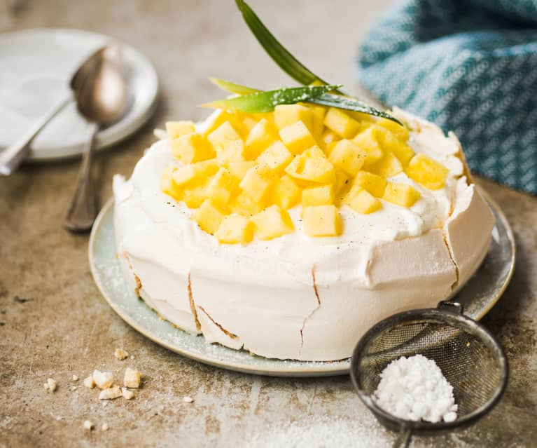 Pavlova à l'ananas Pavlova à l'ananas