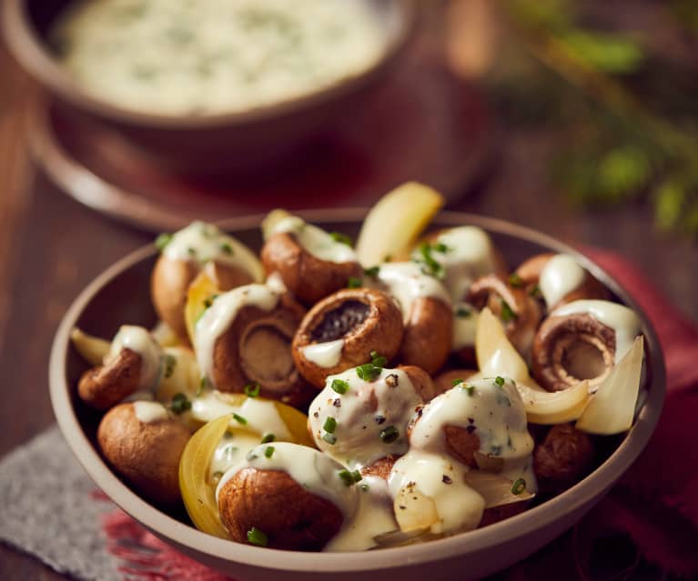 Gebratene Champignons Mit Knoblauch - Cuisine Rezept