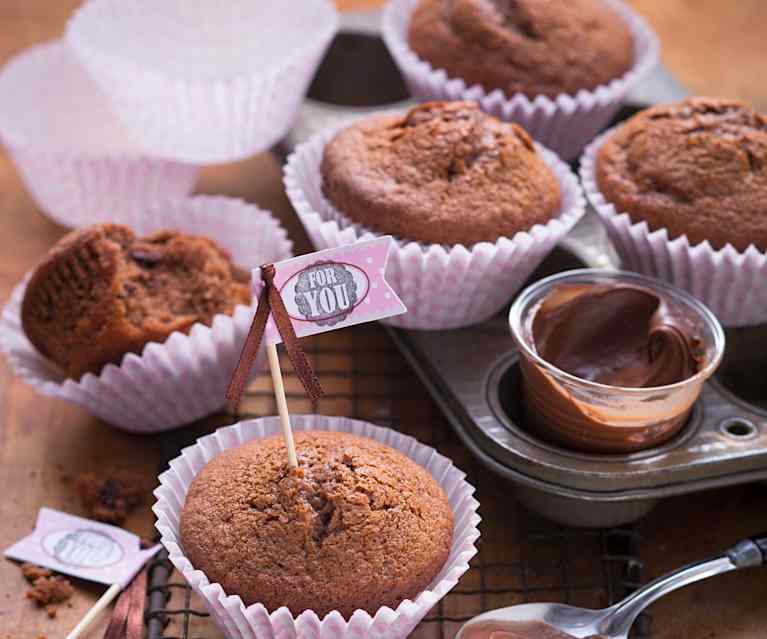 Bananen-Nougat-Muffins