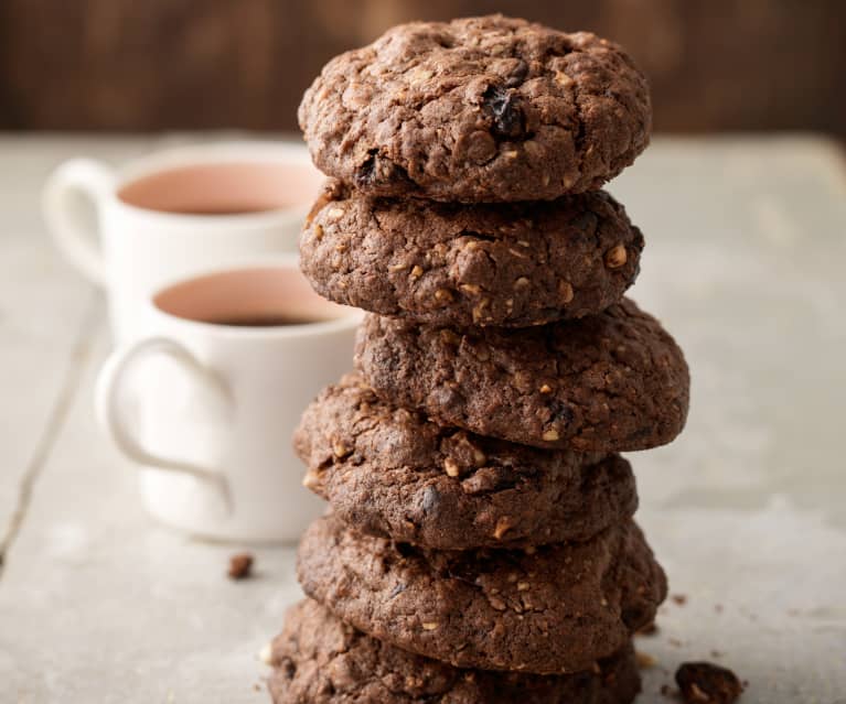 Galletas de avellana y chocolate