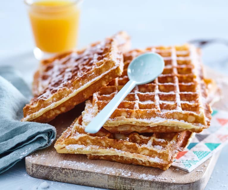 De wafels van de foor