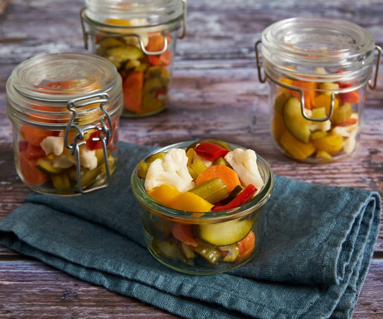 Giardiniera in agrodolce sottovuoto