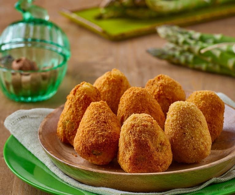 Arancini agli asparagi (senza glutine)