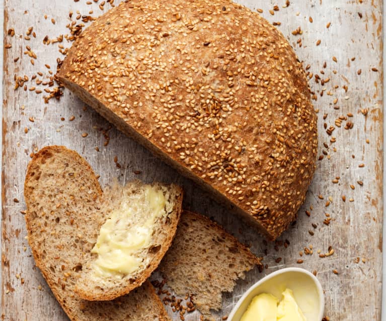 Roti Gandum dengan Biji-bijian