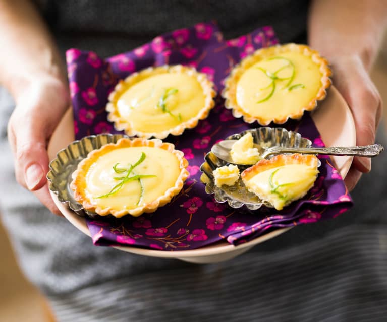 Tartelette citron vert-gingembre