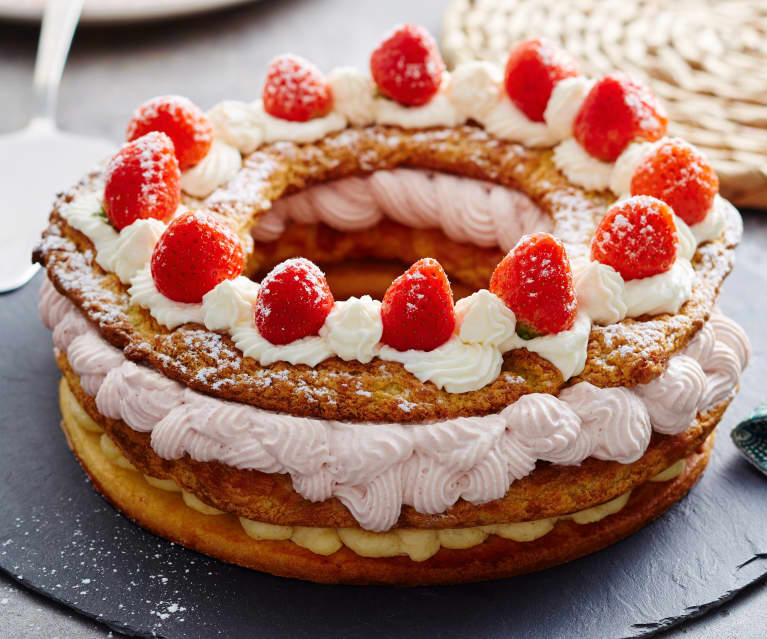 Couronne de choux aux fraises - Cookidoo® – the official Thermomix