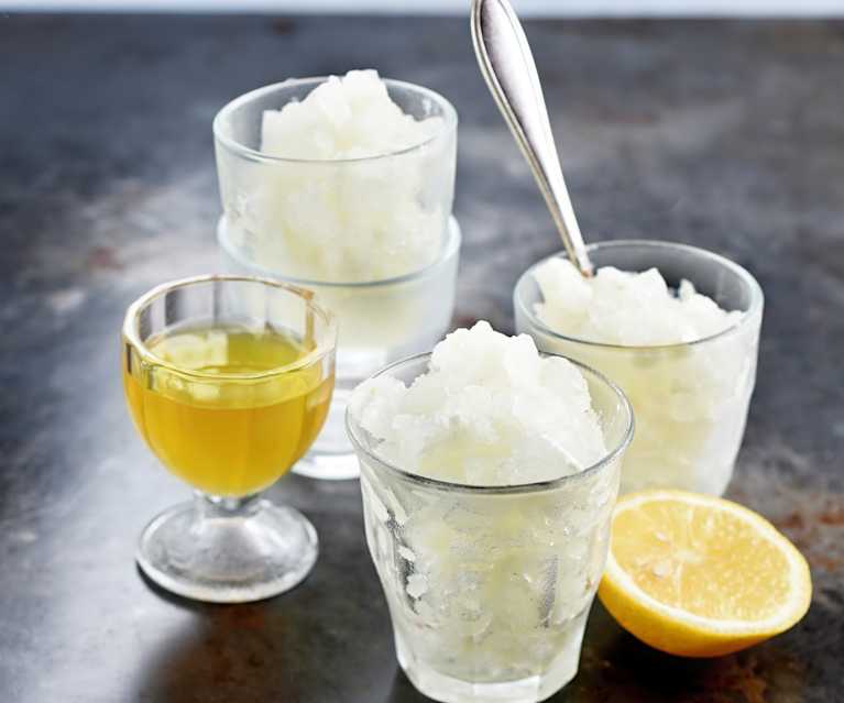 Sorbet au citron et au limoncello