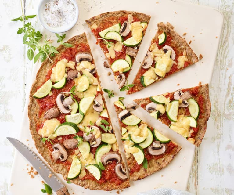 Piza de atum low carb