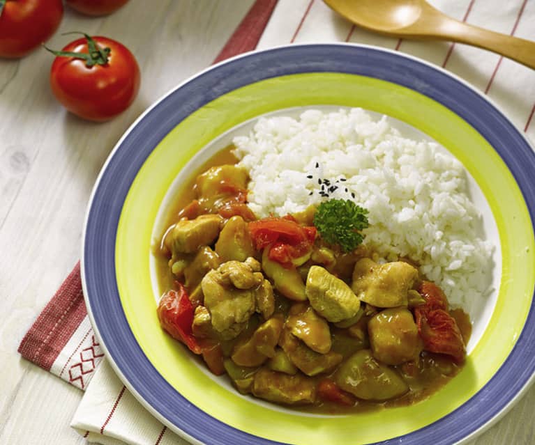 Japanse kip curry