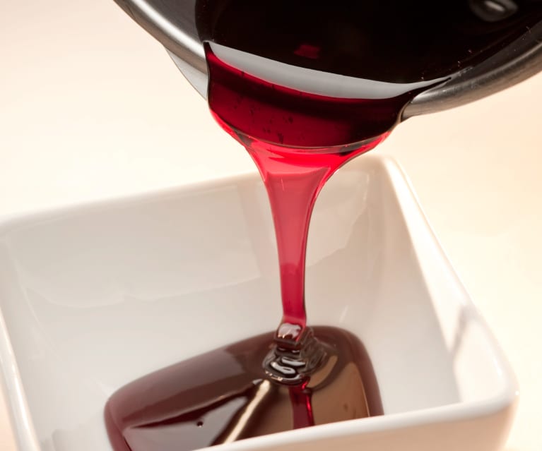 Reducción de vino tinto