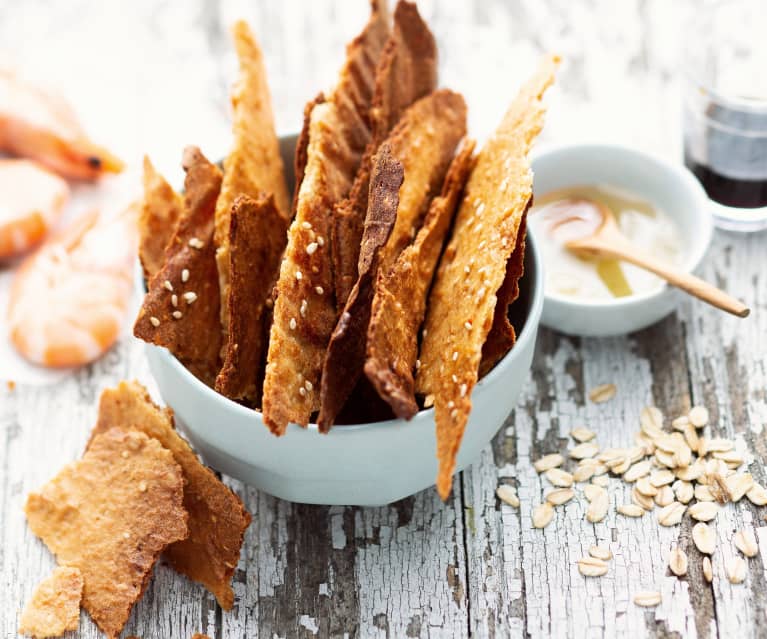 Chips de crevette croquantes