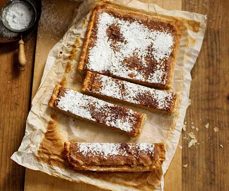 Tarte de grão e coco