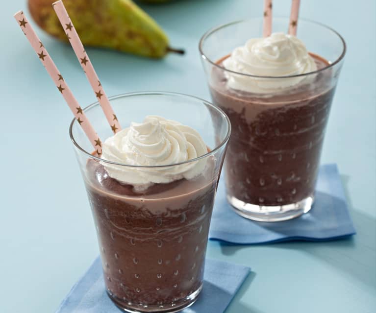 Batido de helado de chocolate