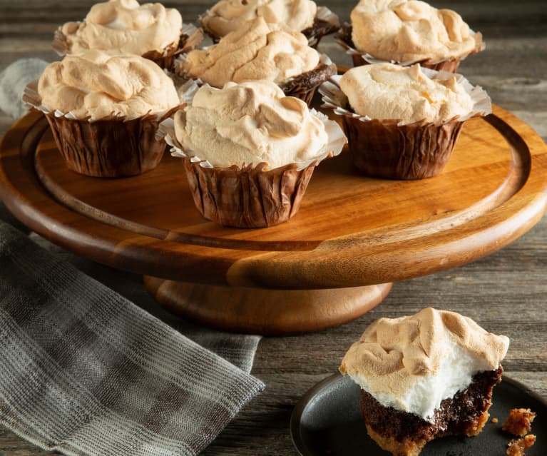 S'more brownie cupcakes