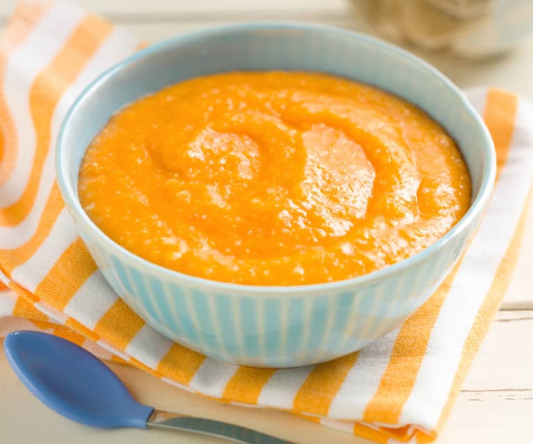 Rice and carrot hot sale puree for baby