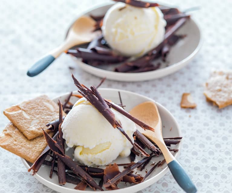 Glace à la violette au Thermomix