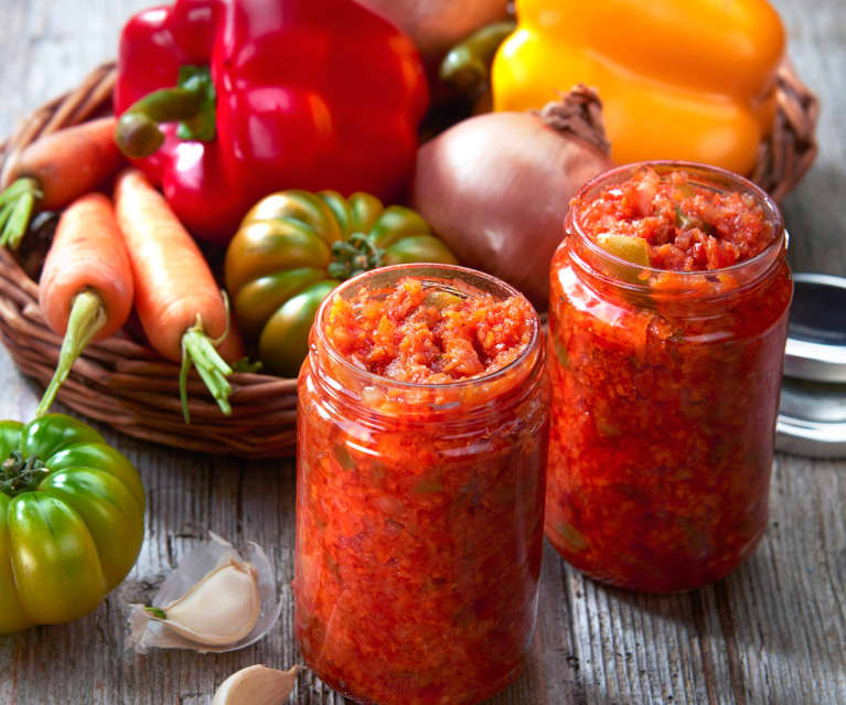 Salsa agridulce de verduras