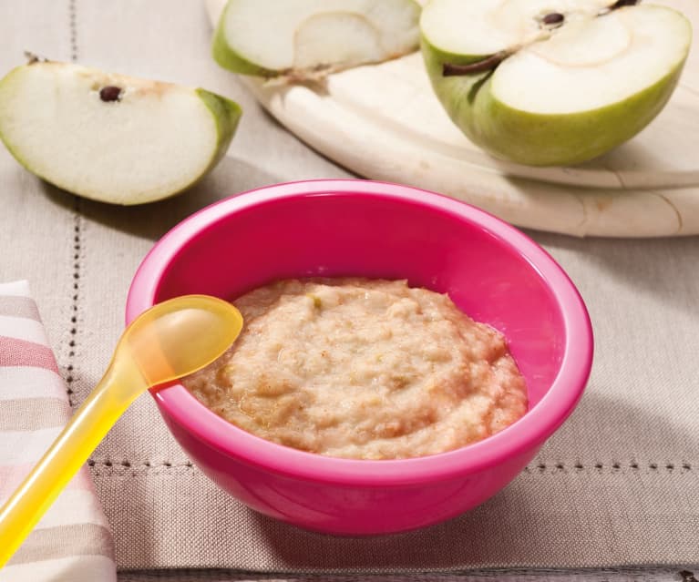 Crema di farro con mela