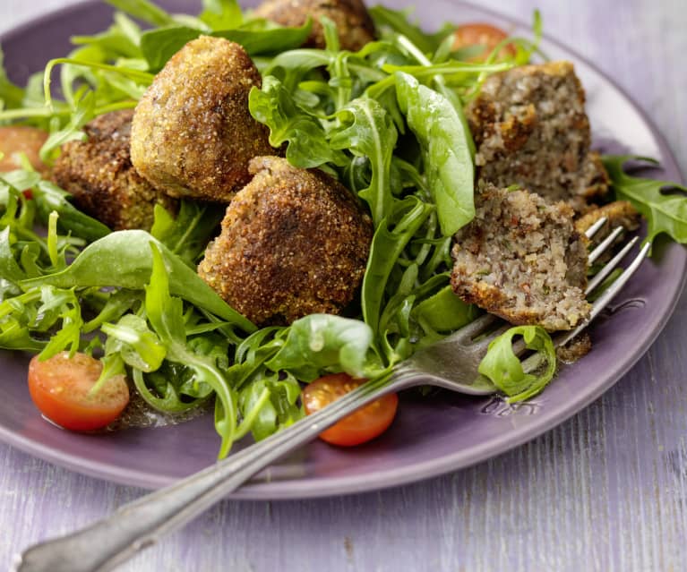 Cauliflower and Black Bean Balls Cauliflower and Black Bean Balls