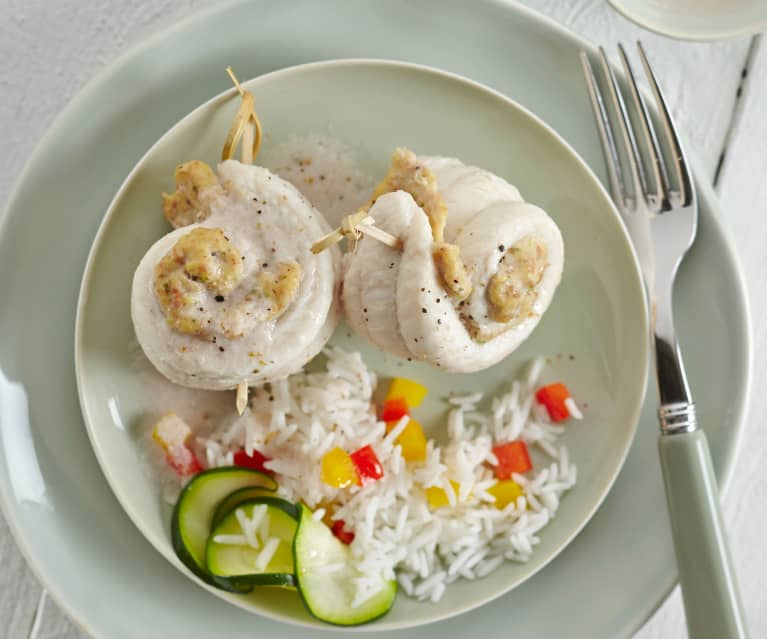 Filet de sole poché sauce au vin blanc