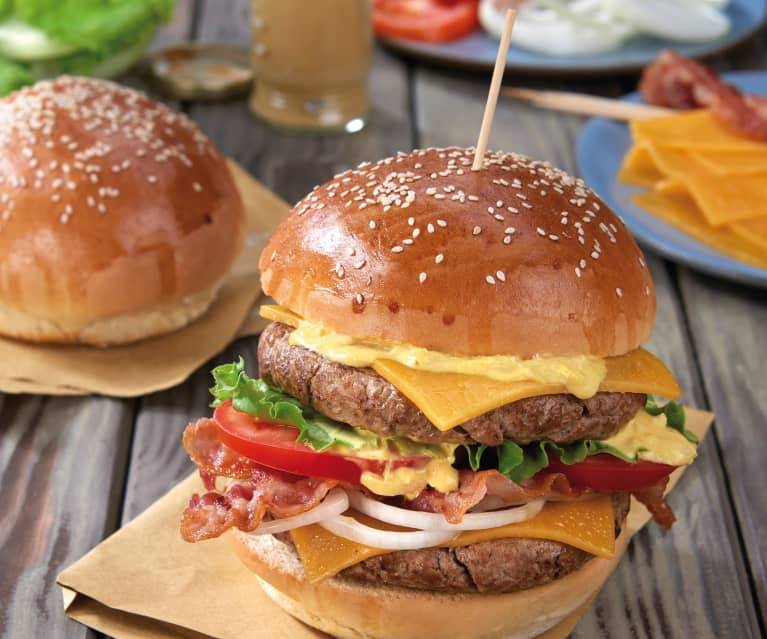 Double cheeseburger - Cookidoo® – the official Thermomix® recipe platform