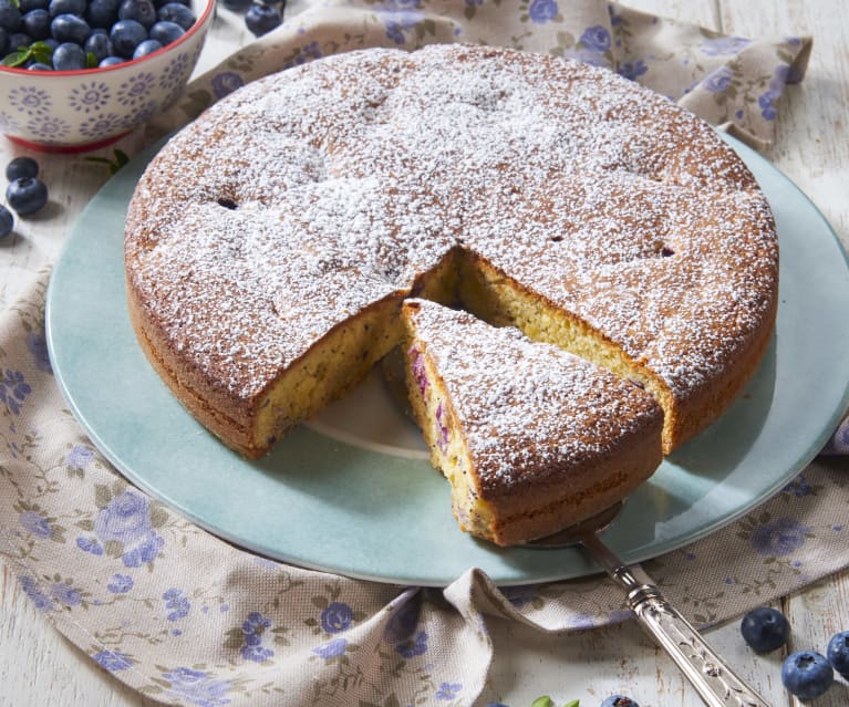 Torta alle mandorle, mirtilli e limone (senza lattosio) - Cookidoo