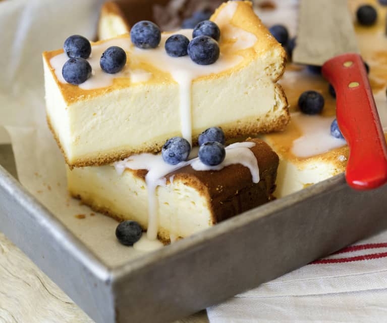 Überbackener Cheesecake